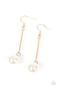 Pearl Redux - Gold Paparazzi Earrings