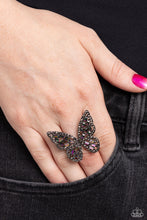 Load image into Gallery viewer, Flauntable Flutter - Butterfly Ring Multi