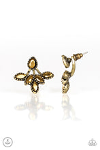 Load image into Gallery viewer, A Force To BEAM Reckoned With - Brass Paparazzi Earrings