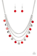 Load image into Gallery viewer, Beach Flavor - Red Paparazzi Necklace - Glam4love