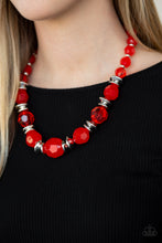 Load image into Gallery viewer, Dine and Dash - Red Paparazzi Necklace - Glam4love