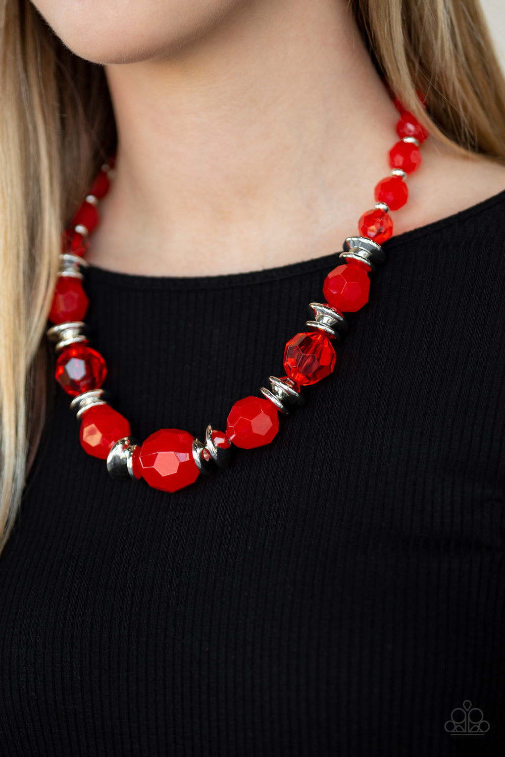 Dine and Dash - Red Paparazzi Necklace - Glam4love