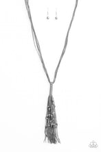 Load image into Gallery viewer, Hand-Knotted Knockout - Silver Paparazzi Necklace