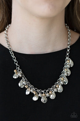 Stage Stunner - Silver Paparazzi Necklace