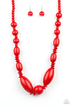 Load image into Gallery viewer, Summer Breezin - Red Paparazzi Necklace