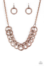 Load image into Gallery viewer, The Main Contender - Copper Paparazzi Necklace - Glam4love