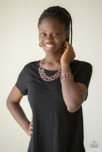 Load image into Gallery viewer, The Main Contender - Copper Paparazzi Necklace - Glam4love