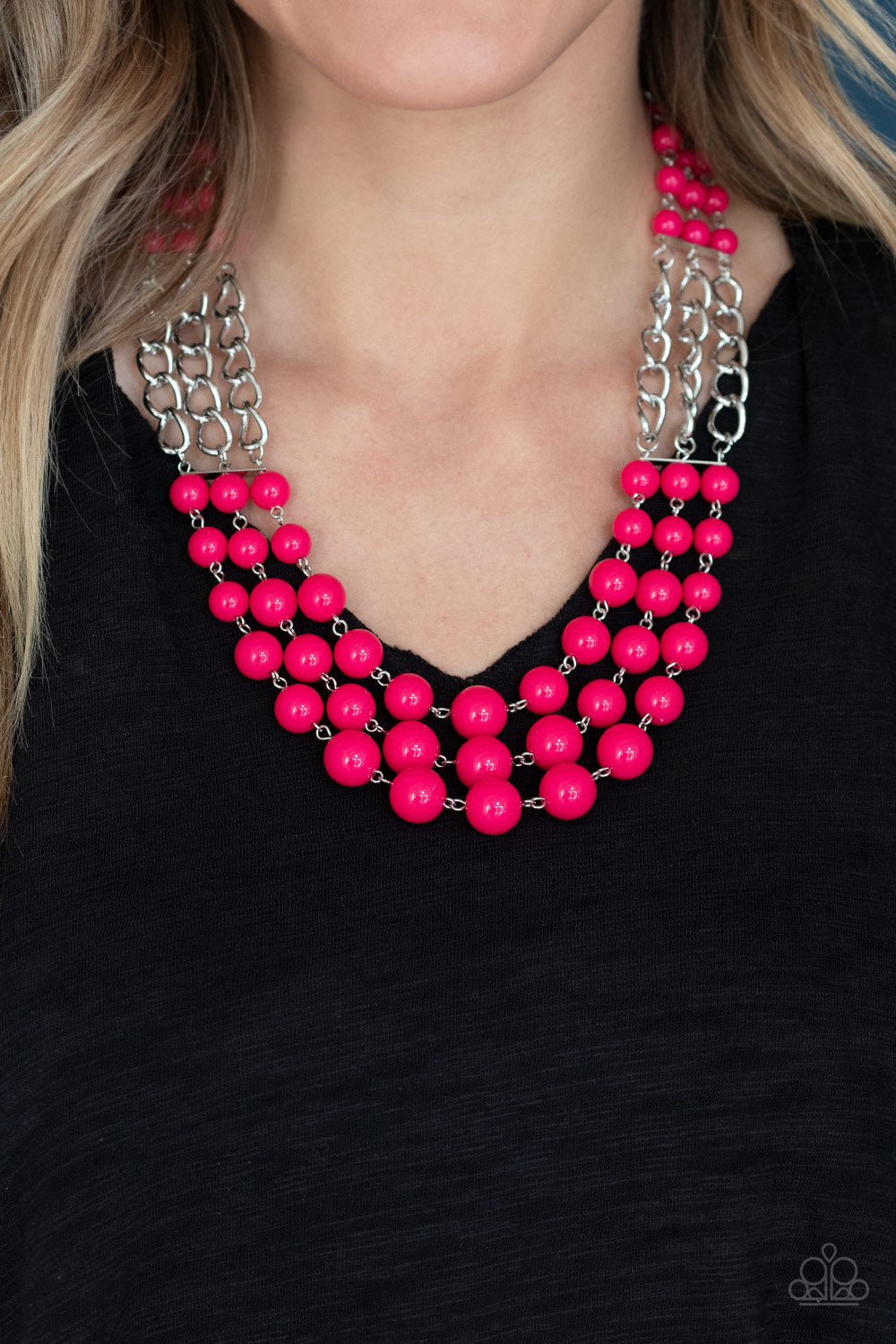 A La Vogue - Pink Paparazzi Necklace