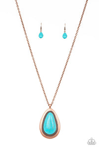 BADLAND To The Bone - Copper Paparazzi Necklace