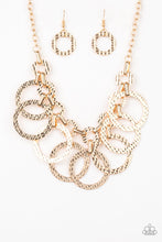 Load image into Gallery viewer, Jammin Jungle - Gold Paparazzi Necklace