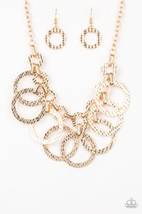 Jammin Jungle - Gold Paparazzi Necklace