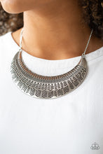 Load image into Gallery viewer, Large As Life - Silver Paparazzi Necklace - Glam4love