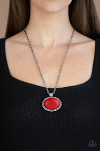 Sedimentary Colors - Red Paparazzi Necklace