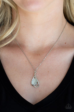 Tell Me A Love Story - White Paparazzi Necklace - Glam4love