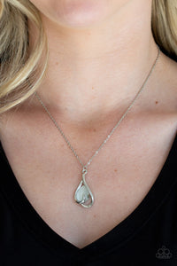 Tell Me A Love Story - White Paparazzi Necklace - Glam4love