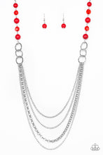 Load image into Gallery viewer, Vividly Vivid - Red Paparazzi Necklace