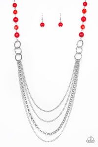 Vividly Vivid - Red Paparazzi Necklace