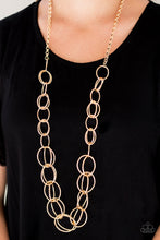 Load image into Gallery viewer, Elegantly Ensnared - Gold Paparazzi Necklace - Glam4love