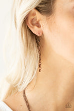 Load image into Gallery viewer, Mechanical Mayhem - Copper Paparazzi Necklace