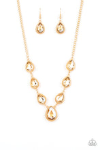 Load image into Gallery viewer, Socialite Social - Gold Paparazzi Necklace