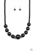 Load image into Gallery viewer, SoHo Socialite - Black Paparazzi Necklace - Glam4love