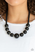 Load image into Gallery viewer, SoHo Socialite - Black Paparazzi Necklace - Glam4love
