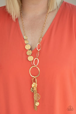 Trinket Trend - Gold Paparazzi Necklace