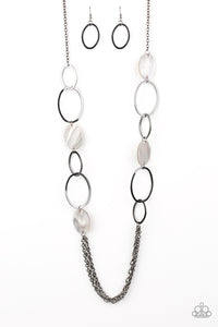 Kaleidoscope Coasts - Black Paparazzi Necklace