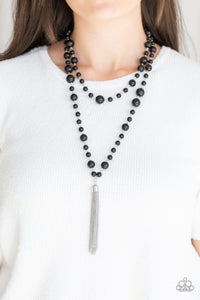 Social Hour - Black Paparazzi Necklace - Glam4love