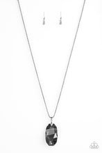 Load image into Gallery viewer, Gemstone Grandeur - Silver Paparazzi Necklace