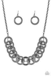 The Main Contender - Black Paparazzi Necklace - Glam4love