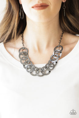 The Main Contender - Black Paparazzi Necklace - Glam4love
