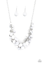 Load image into Gallery viewer, Full Out Fringe -Paparazzi White Necklace