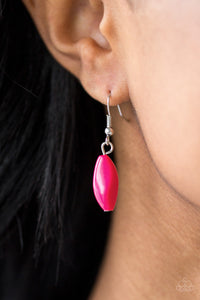 Beaded Boardwalk - Pink Paparazzi Necklace - Glam4love