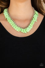 Load image into Gallery viewer, Super Bloom - Green Paparazzi Necklace