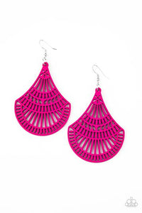 Tropical Tempest - Pink Paparazzi Earrings
