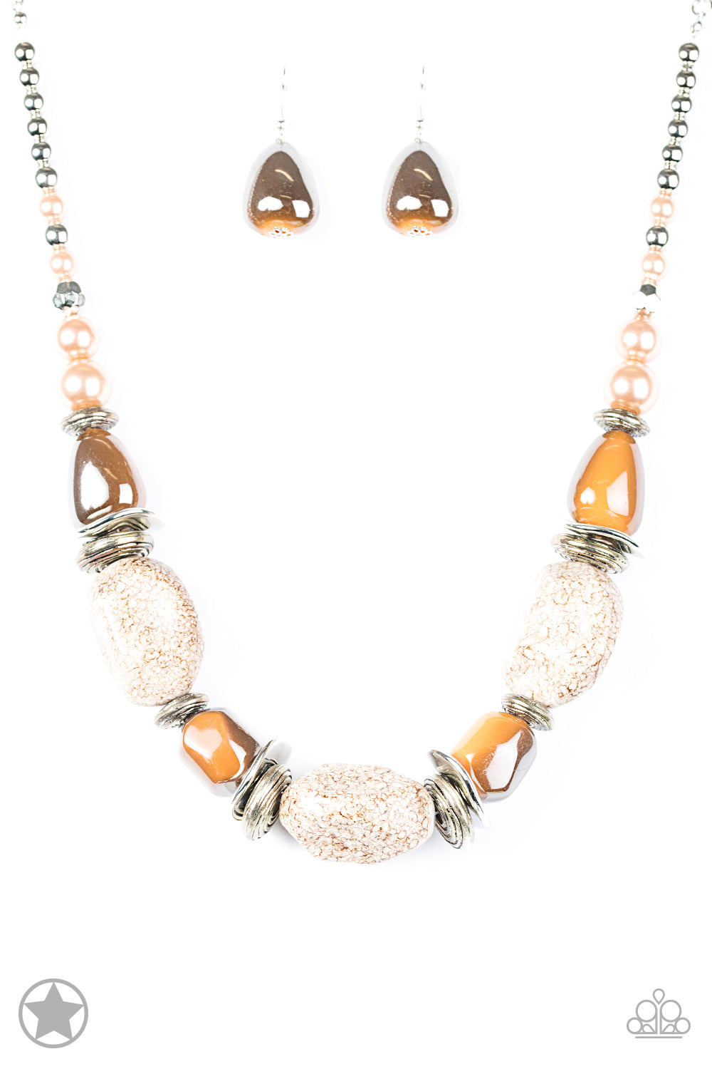 In Good Glazes - Brown Paparazzi Necklace - Glam4love