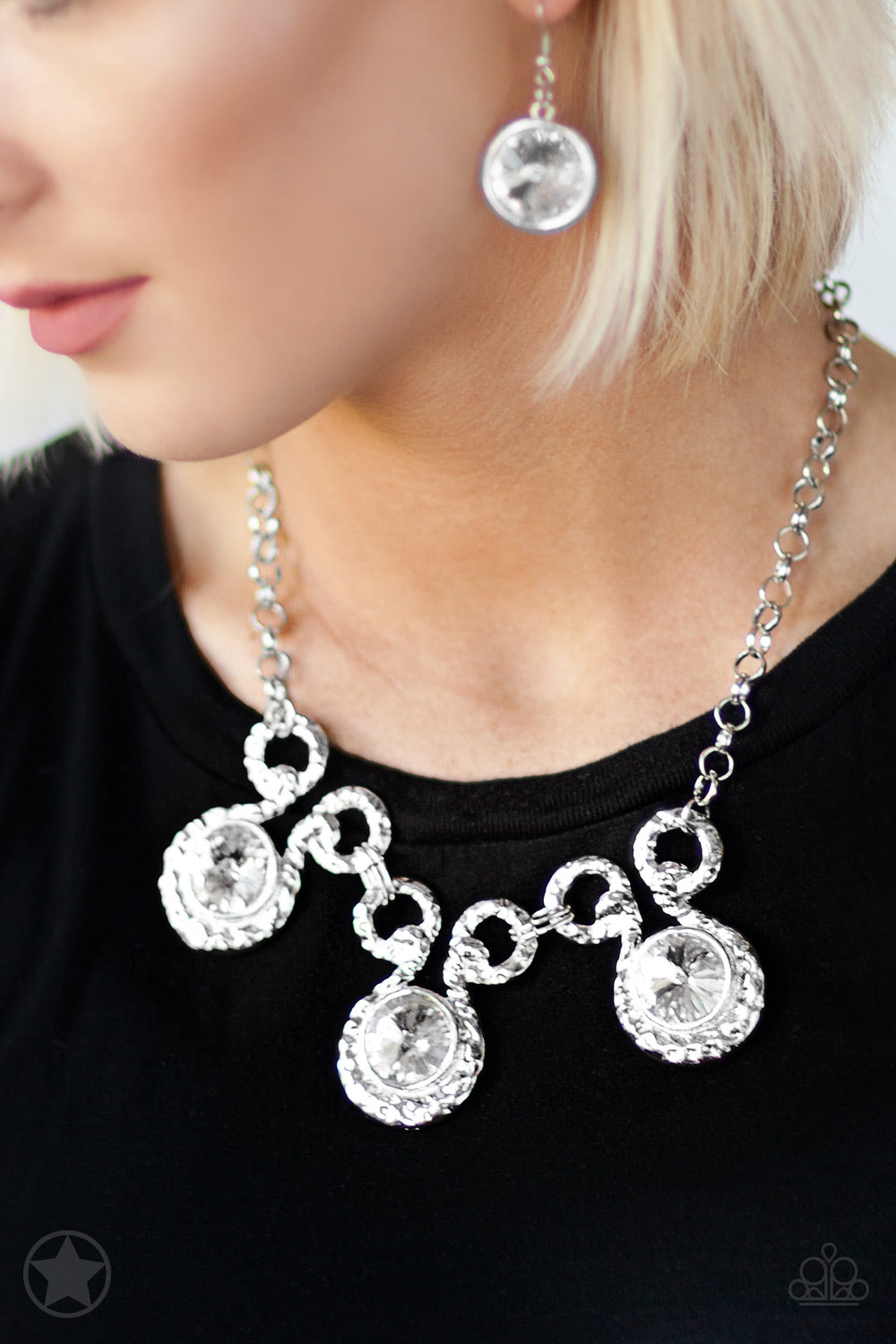 Hypnotized - Silver Paparazzi Necklace - Glam4love