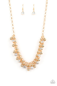 Wall Street Winner - Gold Paparazzi Necklace - Glam4love