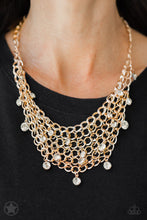 Load image into Gallery viewer, Fishing for Compliments - Gold Paparazzi Necklace - Glam4love