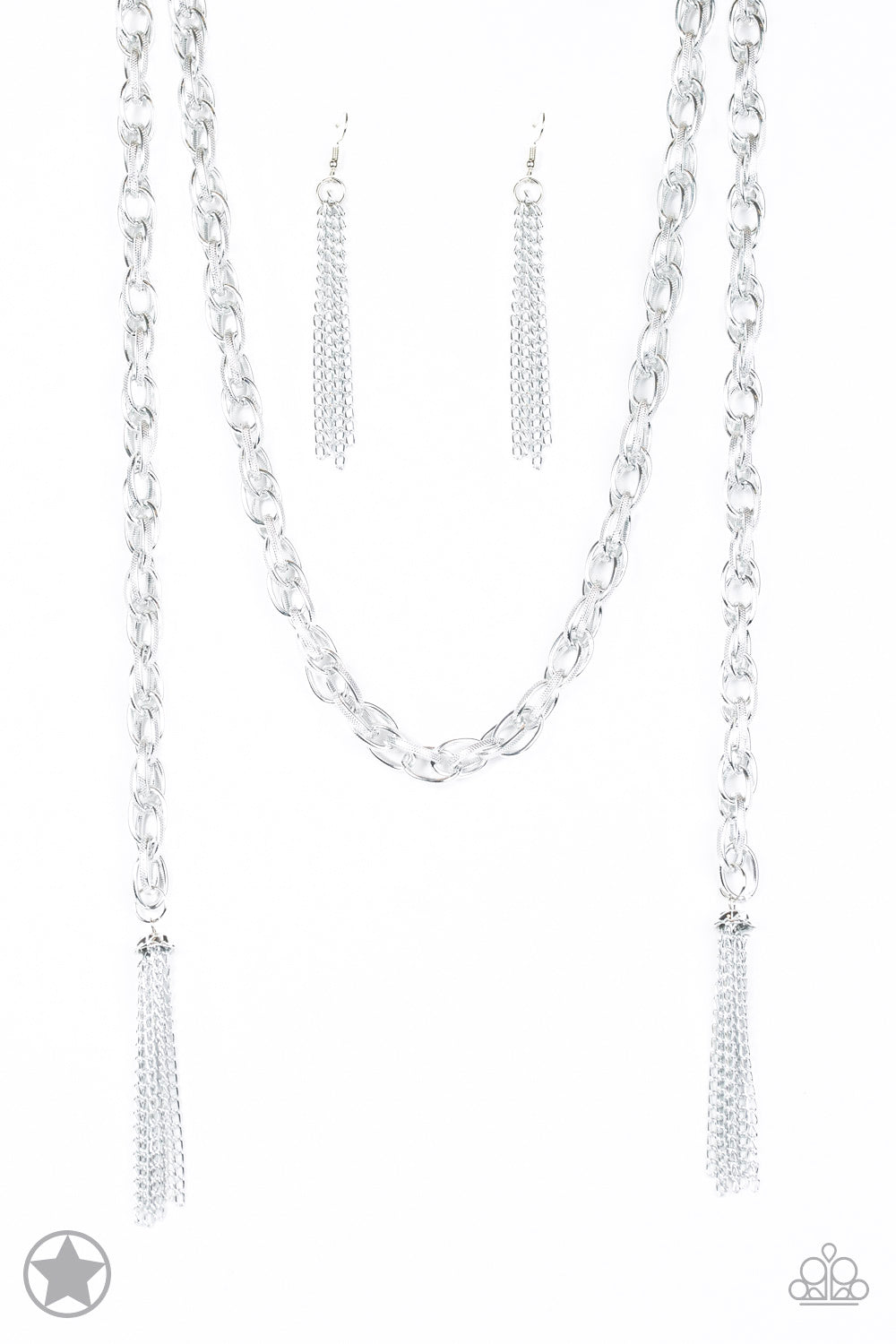 SCARFed for Attention - Silver Paparazzi Necklace - Glam4love