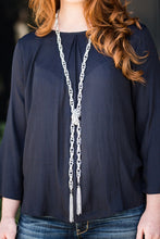 Load image into Gallery viewer, SCARFed for Attention - Silver Paparazzi Necklace - Glam4love
