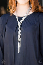 Load image into Gallery viewer, SCARFed for Attention - Silver Paparazzi Necklace - Glam4love