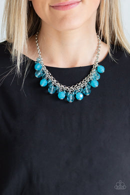 Fiesta Fabulous - Blue Paparazzi Necklace - Glam4love
