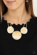 Load image into Gallery viewer, Gladiator Glam - Brass Paparazzi Necklace