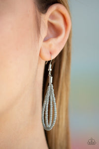 Peacefully Pacific - Silver Paparazzi Necklace - Glam4love