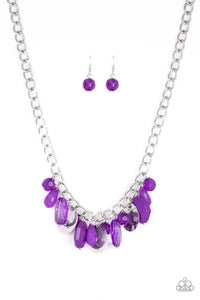 Treasure Shore - Purple Paparazzi Necklace