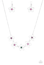 Load image into Gallery viewer, Hoppin Hibiscus - Multi Paparazzi Necklace