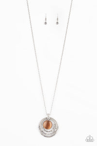A Diamond A Day - Orange Paparazzi Necklace