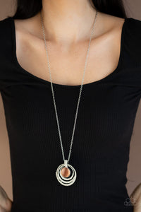A Diamond A Day - Orange Paparazzi Necklace